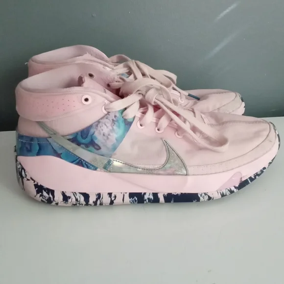 Nike KD 13 Easy Money Kevin Durant Pink Basketball Shoes Mens 9